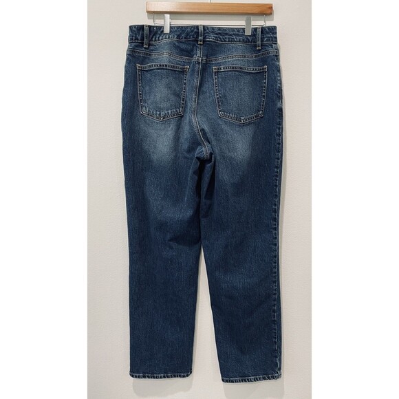 Talbots Jeans 12 High Waisted Relaxed 32x30 Talbots Jeans Palisade Wash Talbots - Picture 14 of 16